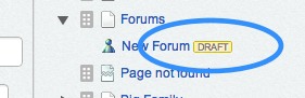 Draft forum